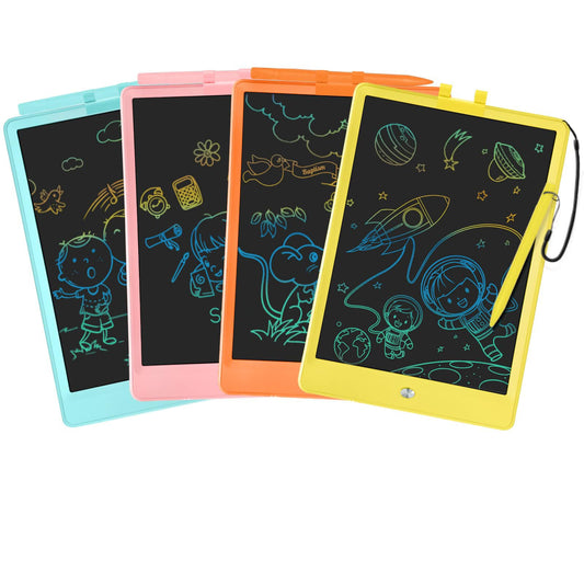 PYTTUR 2 Pack LCD Writing Tablet for Kids 10 Inch Reusable Drawing Tablets for Kids Colorful Writing Board Electronic Drawing Board Educational and Learning Toys for 2-4 Year Old Boys