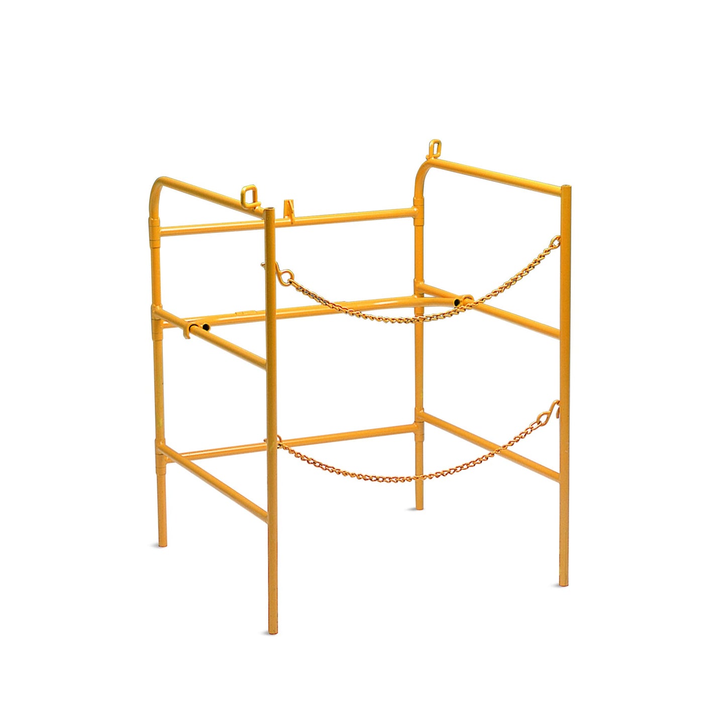 Allegro 9401 | Manhole Guard Rail | 33” x 33” x 42.25” | Safety Yellow Steel | Collapsible, One-Piece, No-Tools Assembly | OSHA Temporary Barrier Railing | High Visibility | 39 lbs