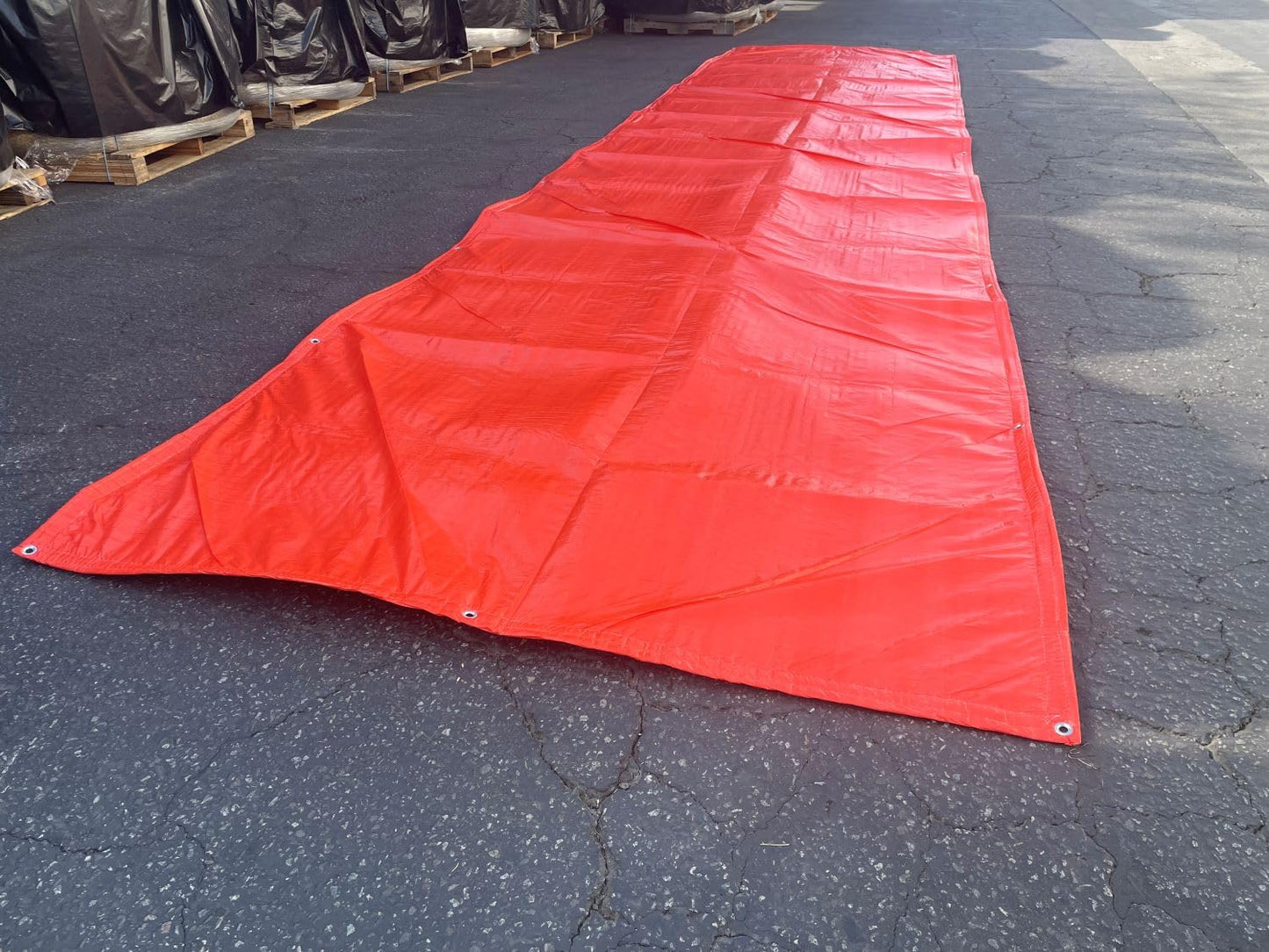 Sandbaggy Concrete Blankets Insulated 6 ft x25 ft with Grommets (max R-Value 3.35) - Waterproof, UV Resistant - Concrete Curing Tarp, Cement (5, 6 ft x 25 ft)