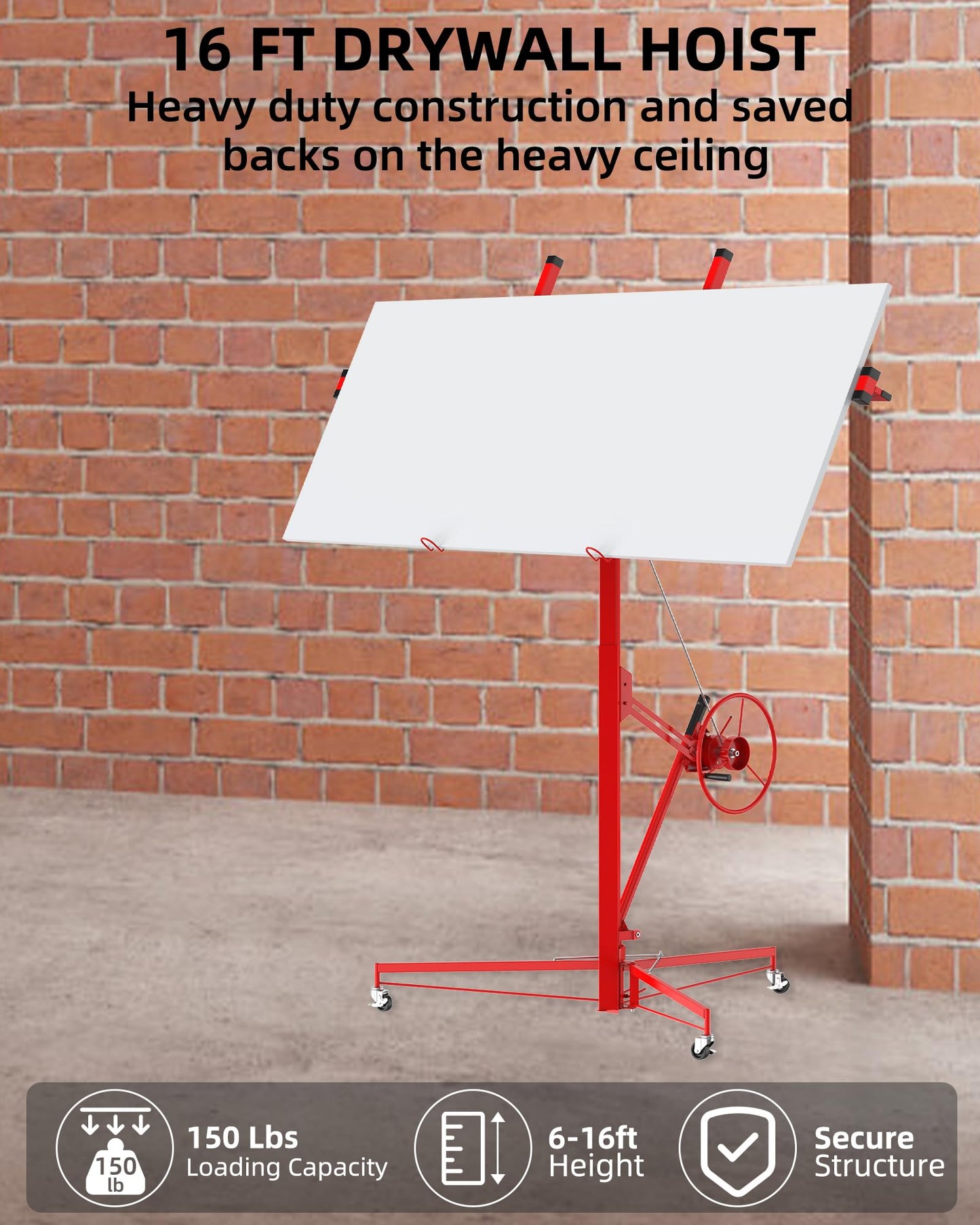 Drywall Lift 16Ft Red