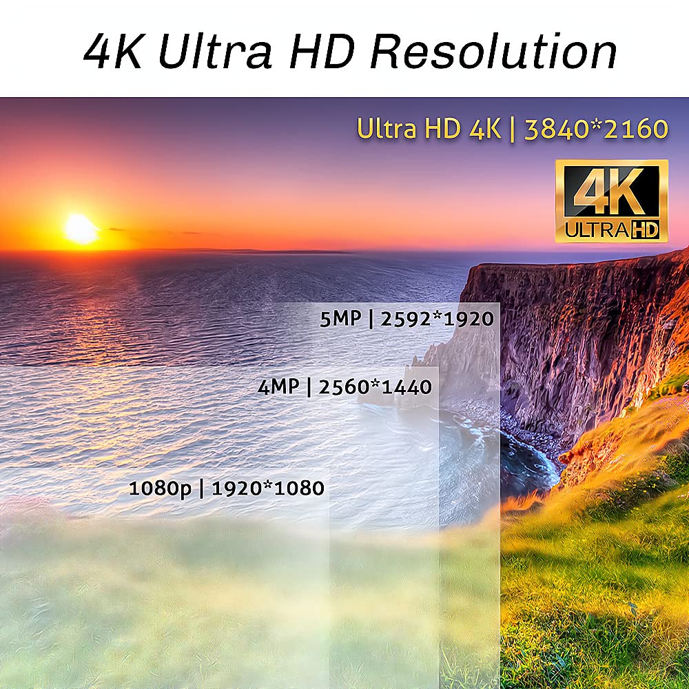 GW Security UltraHD 4K Face Recognition Two-Way Audio 32 Channel Security Camera System with 32 x 8MP Real-Time Full Color Night Vision Outdoor & Indoor AI PoE Bullet Cameras, NDAA & TAA Compliant