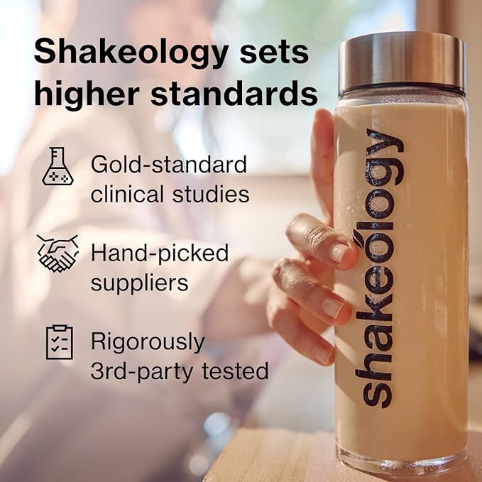 Shakeology Vegan Protein Powder - Gluten Free, Superfood Protein Shake - Helps Support Healthy Weight Loss, Lean Muscle Support, Manage Effects of Stress, Tropical Strawberry - 30 Serving Bag