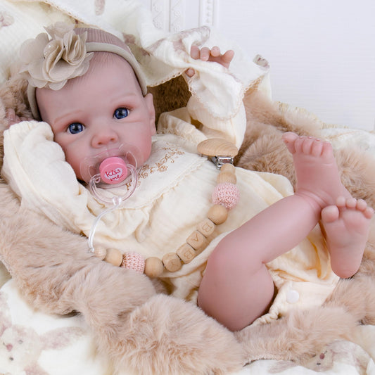 Milidool Realistic Reborn Baby Dolls - 20 Inch Cute Lifelike Real Life Baby Dolls Newborn Baby Dolls Girl Soft Cloth Body with Accessories for 3+ Year Old Girls Gifts