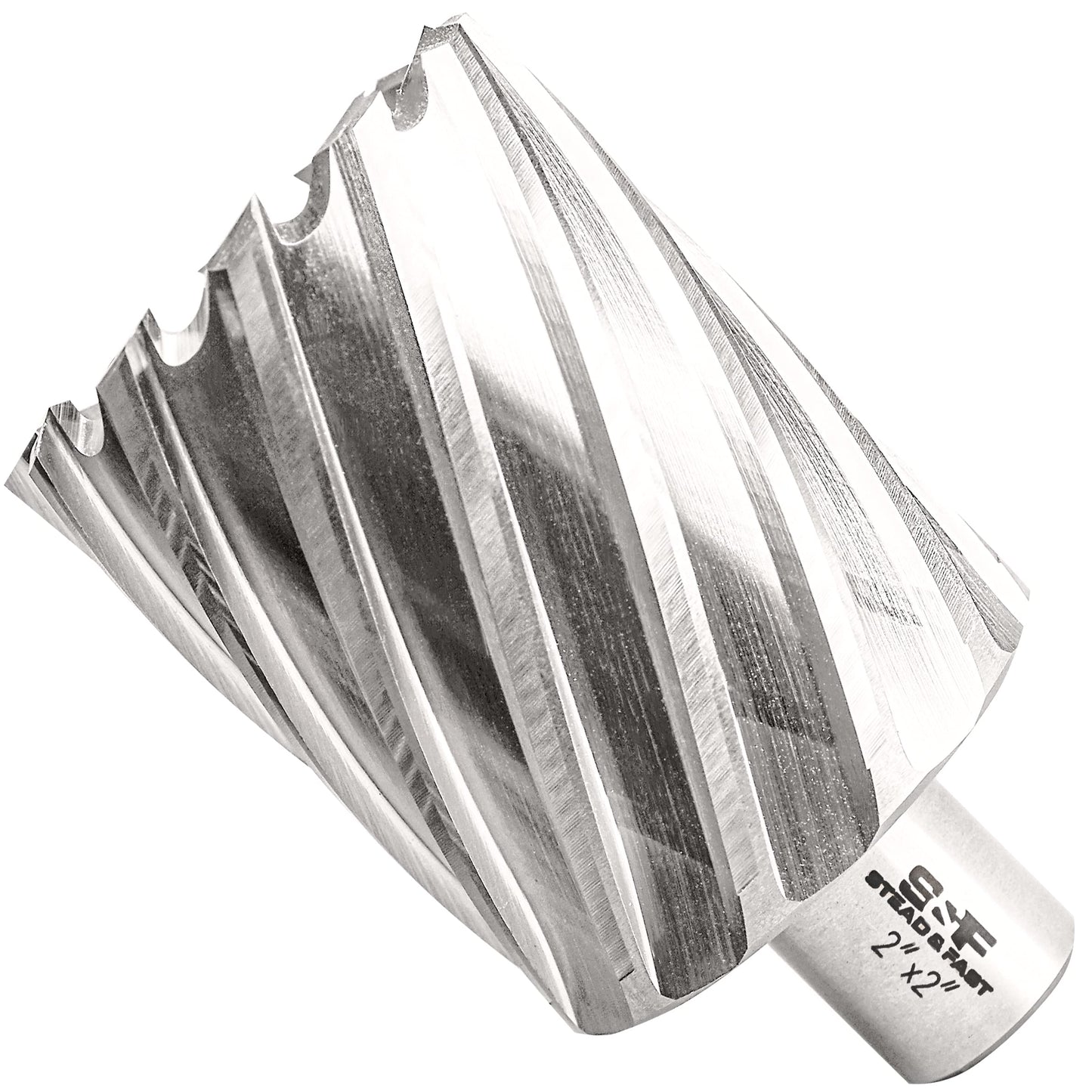 S&F STEAD & FAST Mag Drill Bits 2" Diameter 2" Cutting Depth, 1Pc, Annular Cutter with Pilot Pin for Magnetic Drill Press