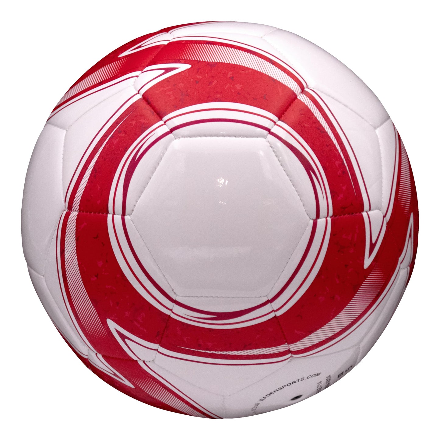 Baden Z-Series Soccer Ball – Size 3, 4, or 5 – Machine Stitched Durable Ball for Outdoor Play, Camps, Practice & Training – Cushioned Cover with Reinforced Bladder (Red, Size 5)