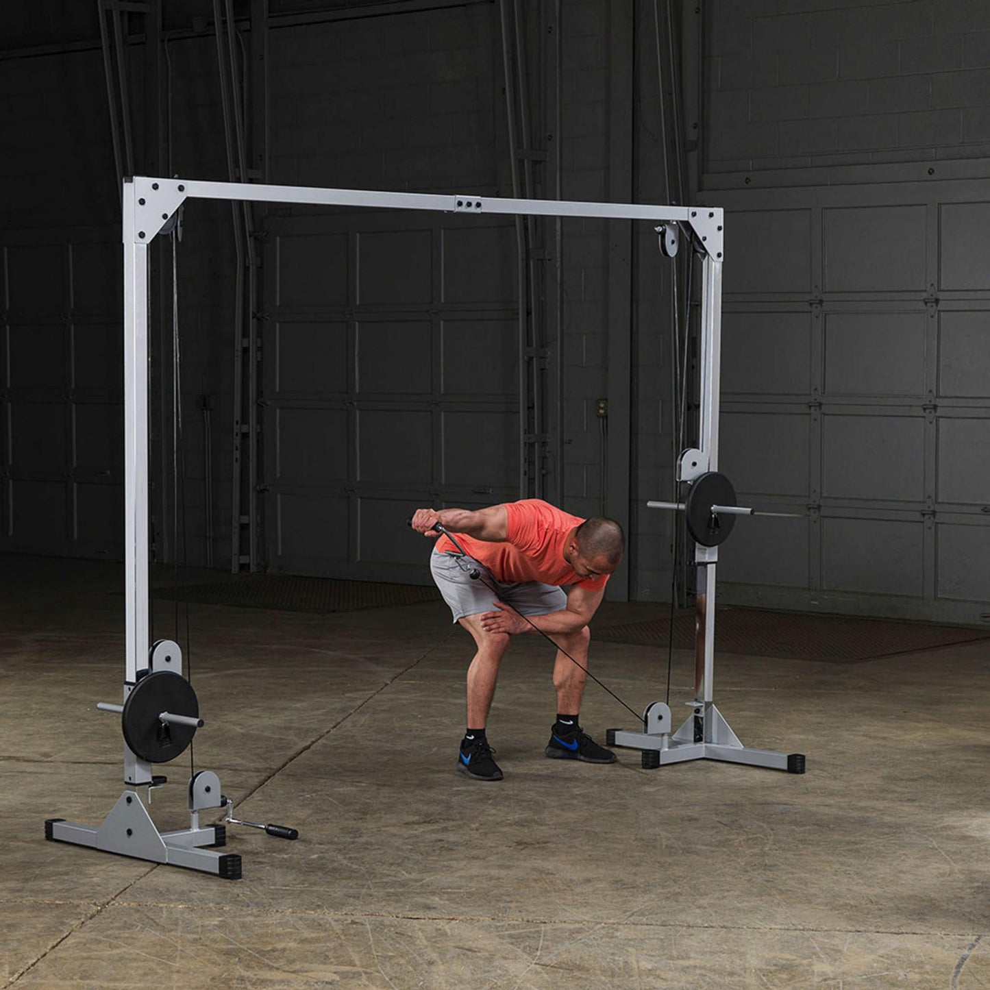Body-Solid Powerline Cable Crossover Machine - High and Low Pulleys Gym Equipment for Home, Functional Trainer, Total Body Exercise, Cable Fly and Crossover Workouts