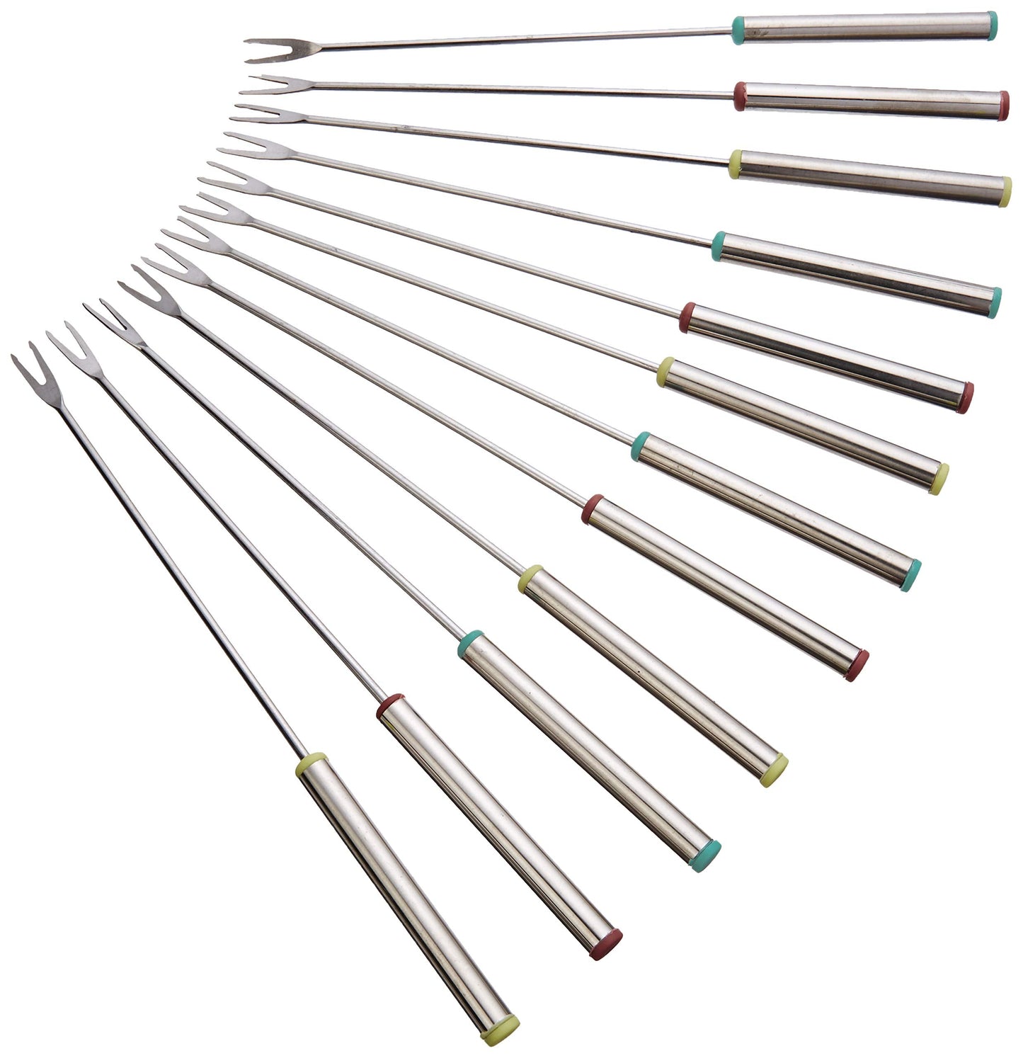 Fox Run Stainless Steel 9.5" Fondue Forks, 9.25 x 0.5 x 0.5, Metallic