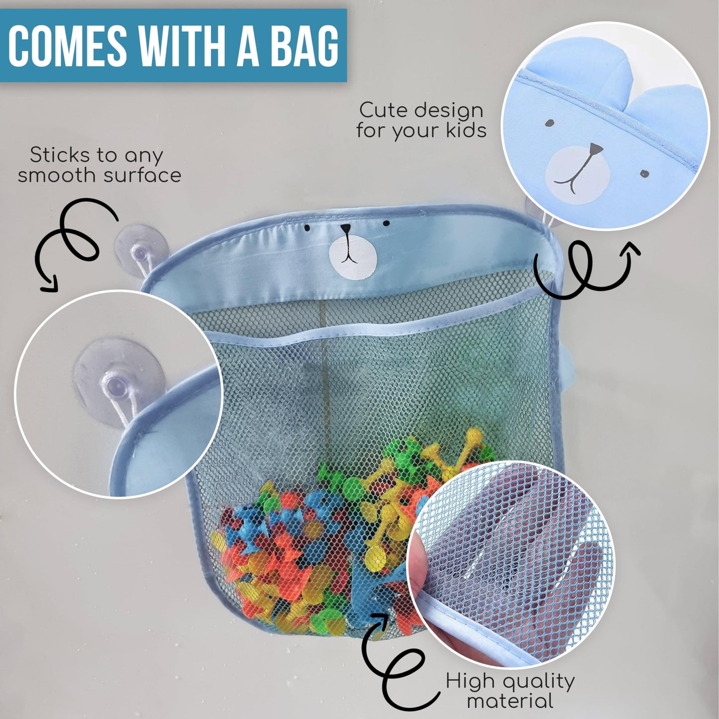 ODELA Genius Suckers 155Pcs Suction Toy Kids Sensory Toys – Baby Toy Suckers Building Toys – STEM Development Sucker Toys for Kids – Colorful Suction Toy for 3 Year Olds – Interactive Bath Toy Set