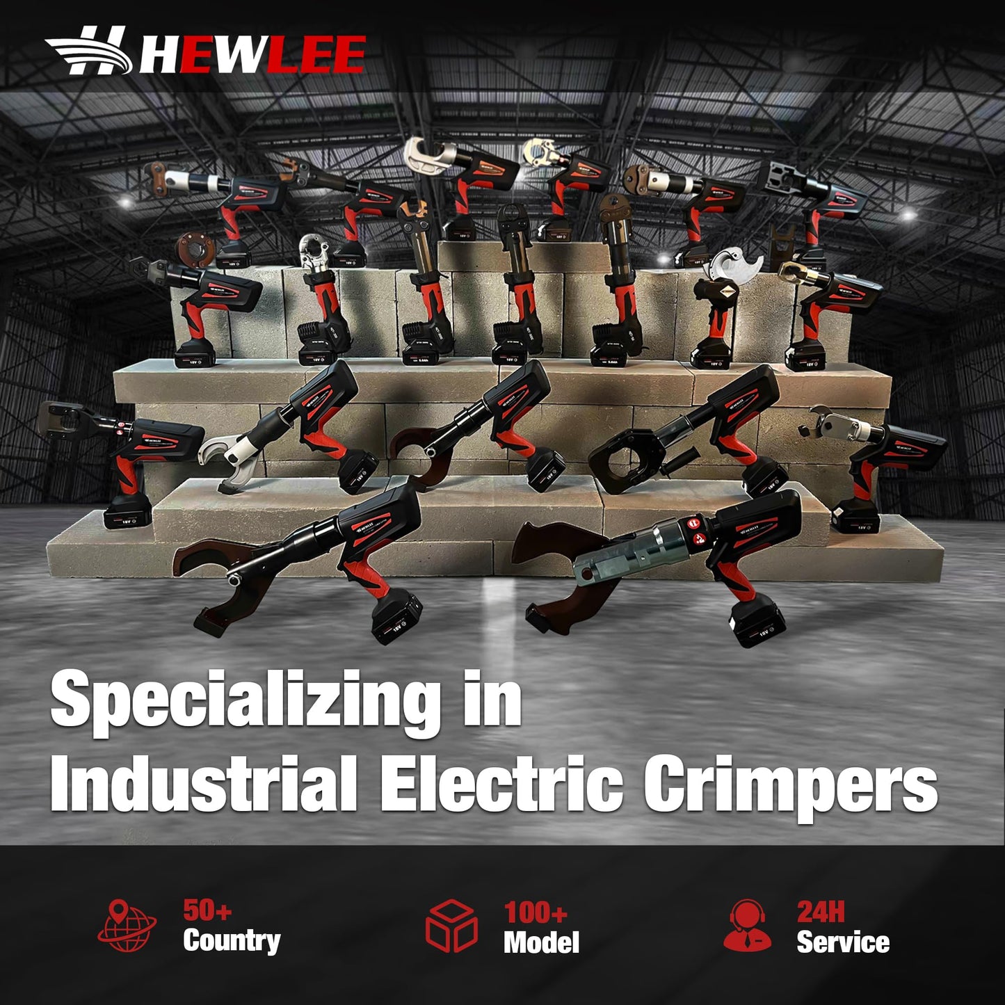 HHEWLEE MINI Press Tool for Copper Pipe, Battery Powered Pro Press Copper Crimper tool 32KN for US Standard 1/2", 3/4", 1" Copper Tube and Stainless Steel Tube, 2.5Ah Battery Set(HZT-25M)
