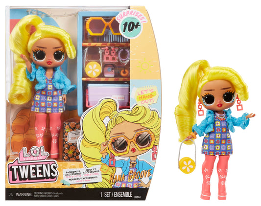 LOL Surprise Tweens Fashion Doll Hana Groove with 10+ Surprises and Fabulous Accessories – Great Gift for Kids Ages 4+