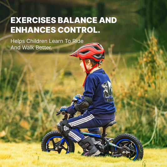 KOZRUNS Electric Dirt Bike for Kids 3-6, 170W Racing Experience Lightweight Motorcycle, New Aluminum Frame with 2 Power Modes, 24V Detachable Battery, 12 Inch Knobby Tires