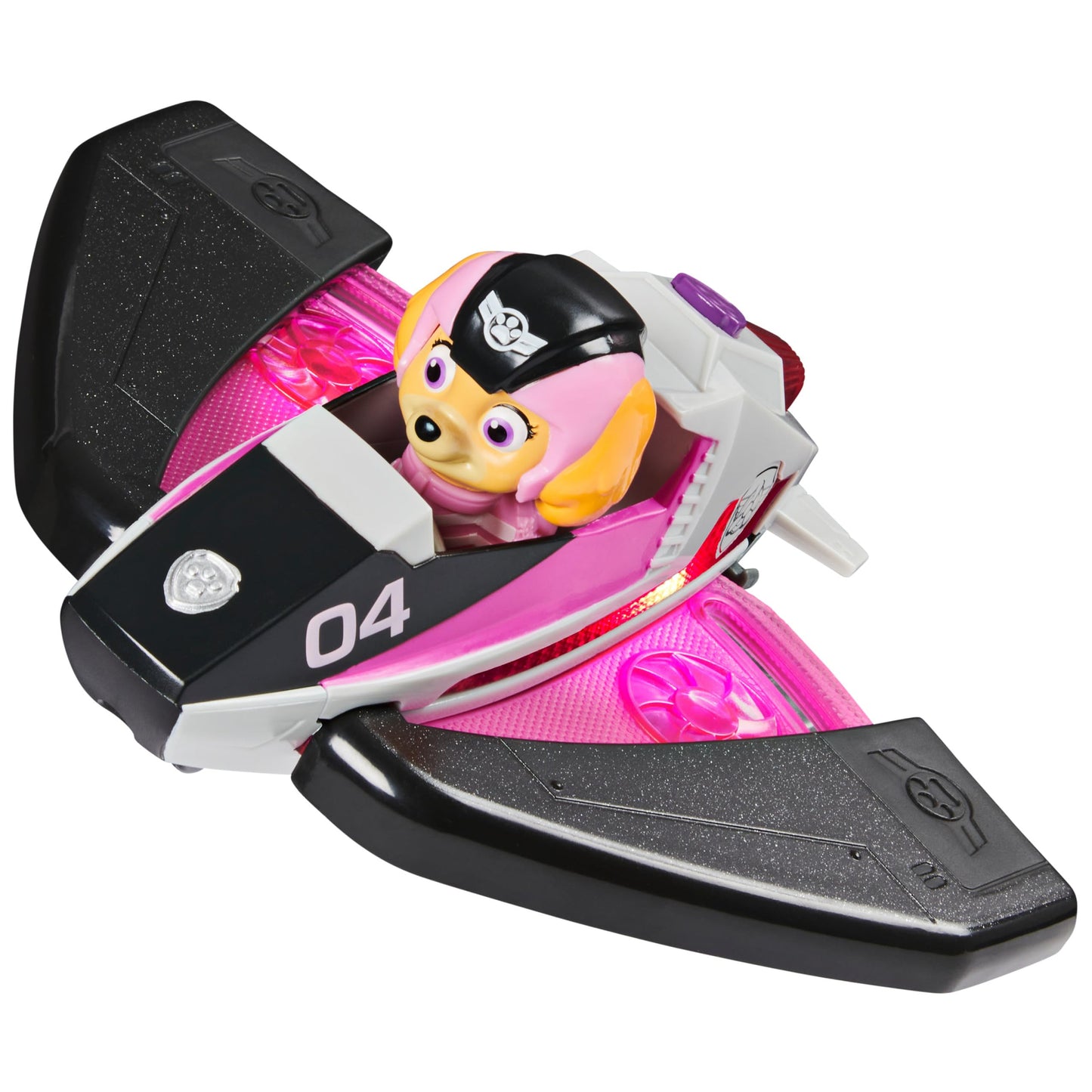 Paw Patrol, Jet to The Rescue Skye Deluxe Transforming Vehicle with Lights and Sounds