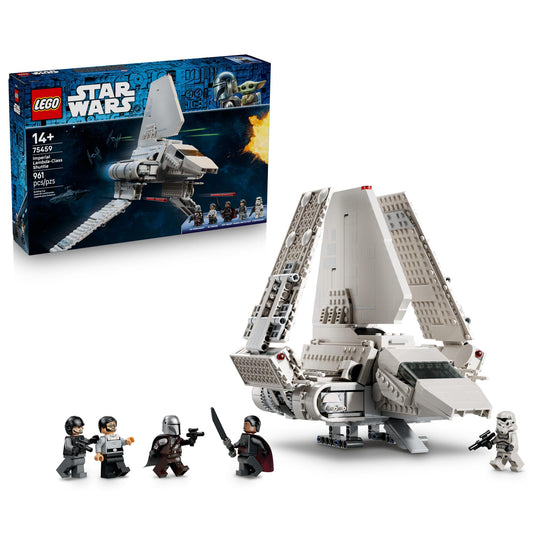 LEGO Star Wars: The Mandalorian Imperial Lambda-Class Shuttle - Collectible Building Set for Boys & Girls, Ages 14+ - with 5 Minifigures - Gift Idea for Teens - 75459