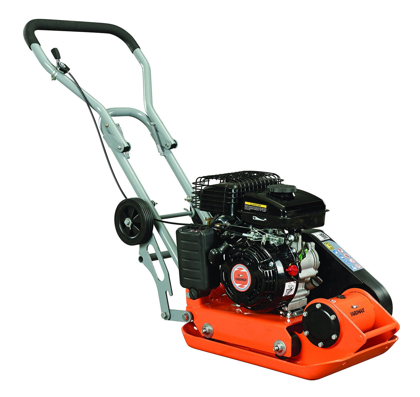 YARDMAX YC0850 1850 lb. Compaction Force Plate Compactor, 2.5 hp, 79cc, 5900 BPM & YCP420 Paving Pad Kit for Yc1390
