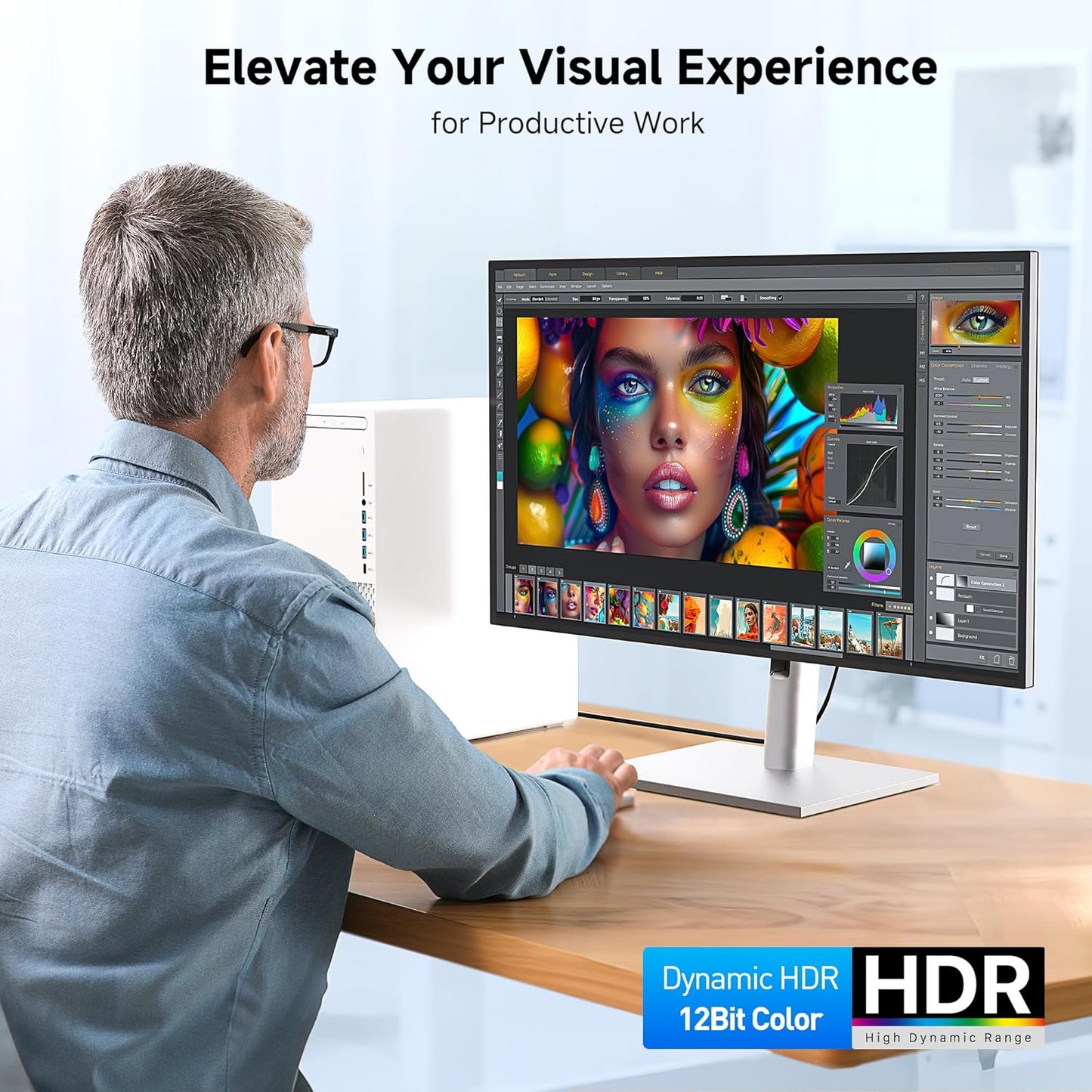 35ft, 2K@60Hz, Cable Matters Long DisplayPort to DisplayPort Cable - Supports up to Male to Male Computer Monitor