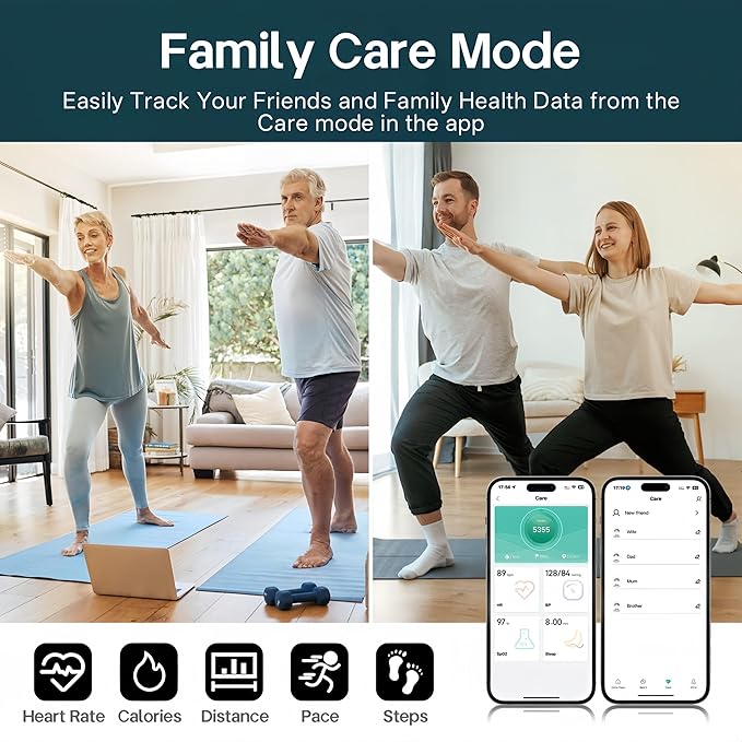 Smart Rings for Women Men,Fitness Tracker Ring,Heart Rate,Blood Oxygen,Blood Pressure,Step Tracker,Sleep Monitoring,No Subscription Fee,IP68 Waterproof Smart Ring for iphone&Android(Black 13)