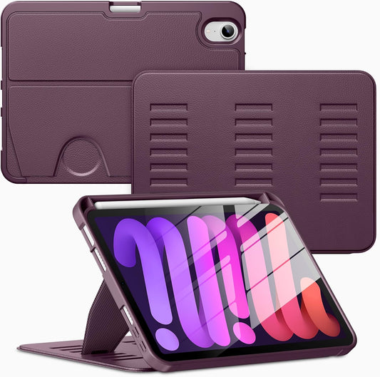 VIKESI 7 (A17 6,Multiple Case for iPad mini Pro) and iPad mini Angles Magnetic Stand Cover,Shockproof Soft Back,Pencil