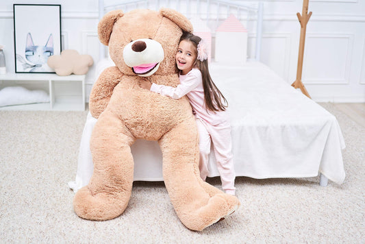 IKASA Giant Teddy Bear Plush Toy Stuffed Animals (Brown, 63 inches)