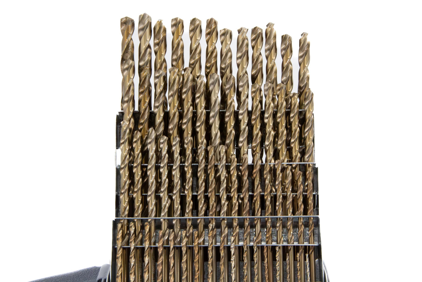 Drill America 60 Piece m42 Cobalt Screw Machine (Stub) Drill Bit Set (Wire Sizes: #1 - #60), D/ASTCO Series