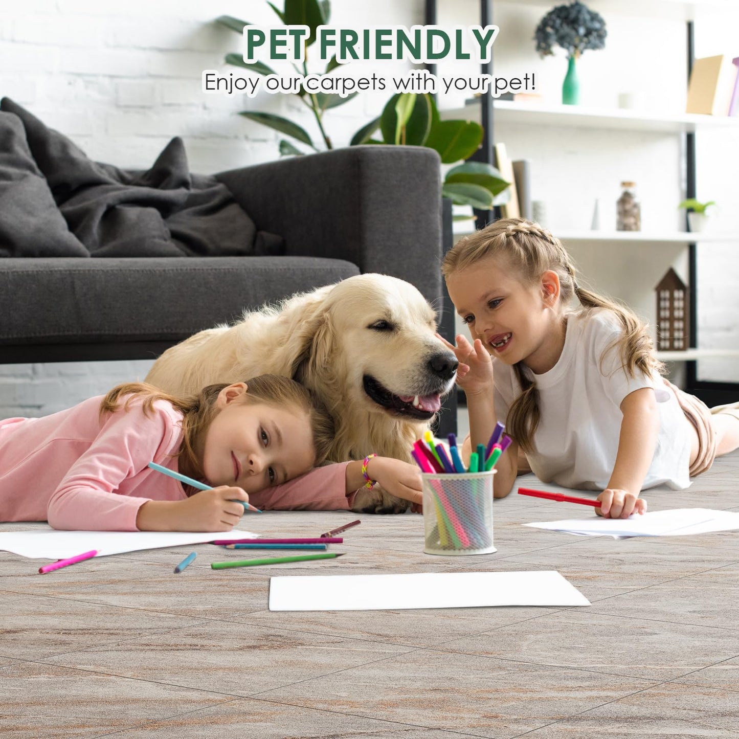 VallisCo 30-Pack Peel and Stick Vinyl Floor Tiles, 12"x12" Self-Adhesive Waterproof Peel and Stick Flooring Planks DIY for Bathroom, Kitchen, Living Room, Cover 30 Sq. Ft Marble Pattern