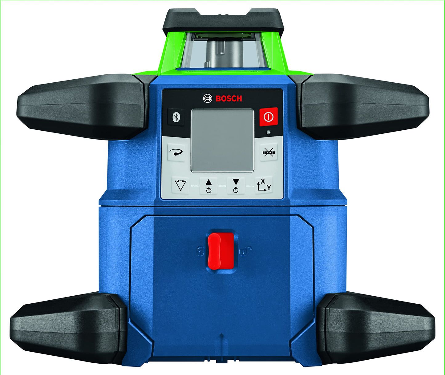 BOSCH GRL4000-90CHVK REVOLVE 18V Connected Green-Beam Self-Leveling Horizontal/Vertical Rotary Laser Kit, Includes CORE18V 4 Ah Battery & Charger, Tripod, Rod, Receiver, Carrying Case, & Accessories