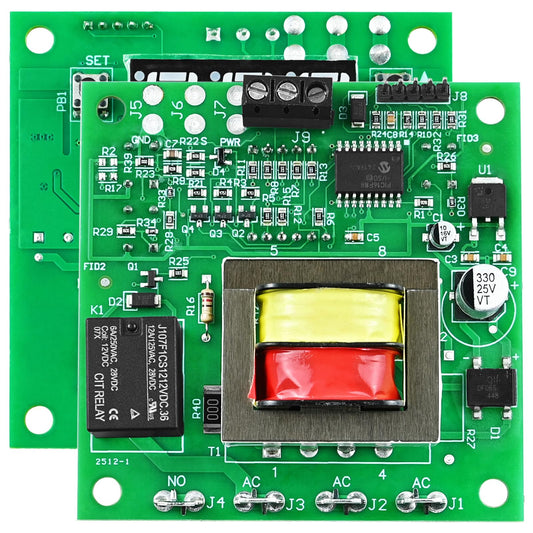 02.01.222A Electronic Control Board Compatible with Hatco 02.01.222A, 120V Digital Thermostat for Commercial Food Warmers