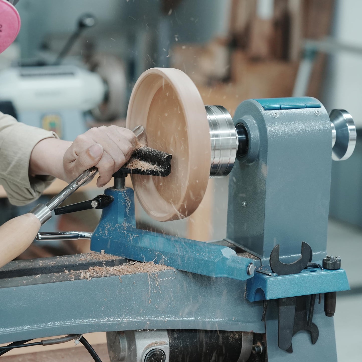 BMTURNING 4” Self-Centering Four-Jaw Universal Chuck for Spindle and Faceplate Work for Woodturning Lathe, Compatible with Super NOVA2, G3 Nova.