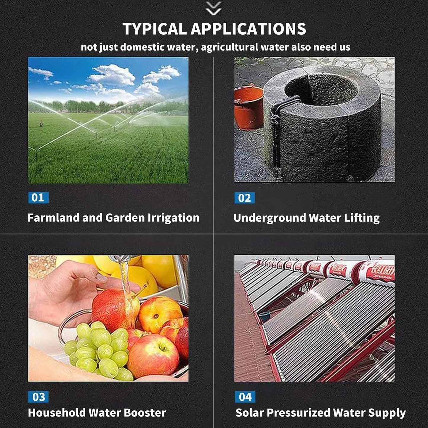 3/4 HP Water Pressure Booster Pump for Home Automatic Water Pump Electric 17 GPM Shallow Well Jet Pump 110v Garden Hose Pressure Booster Pump High Volume Lawn Sprinkler Water Transfer Pump