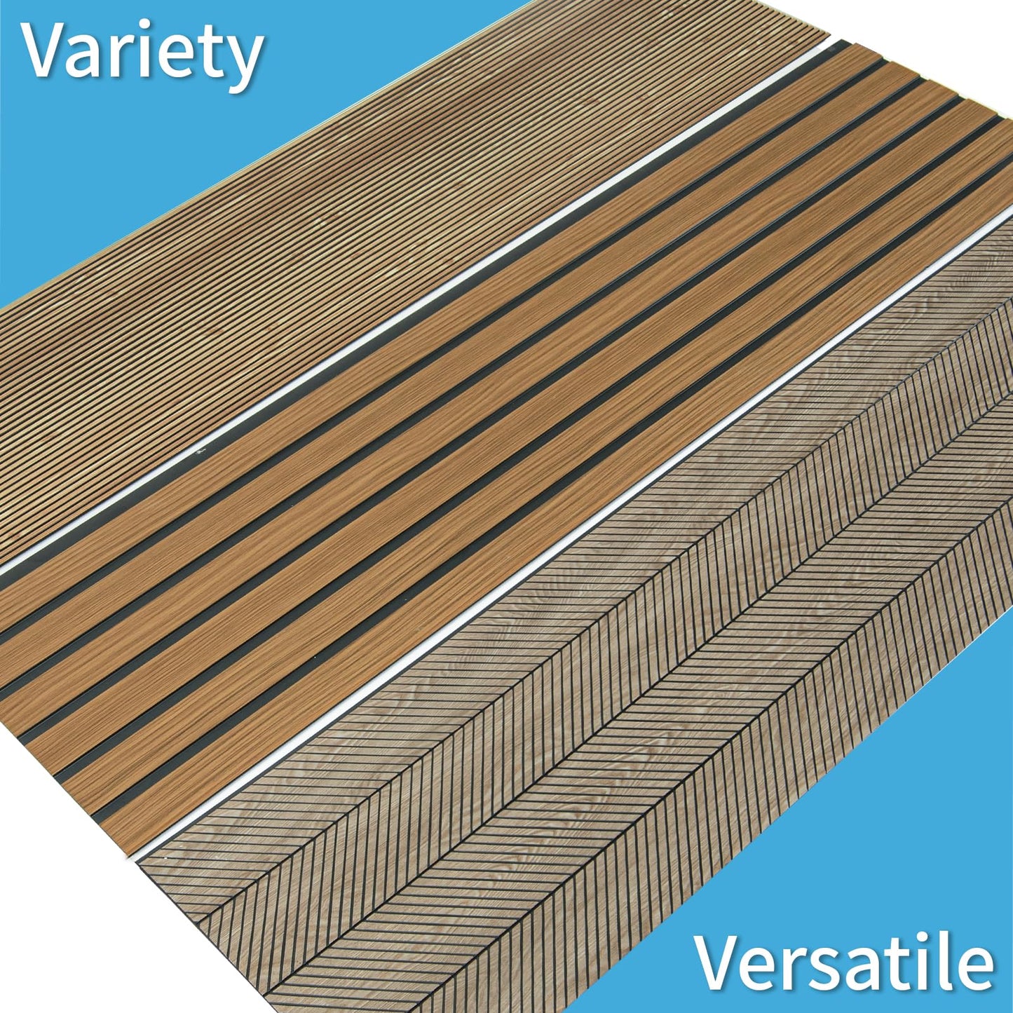Art3d 4-Pack Glue-On Six-Grid Wainscoting Panel for Interior Wall Decor - 104 x 12 Inch Polystyrene Ultralight Slim Slat Wall Panels for Living Room Bedroom, Rosewood