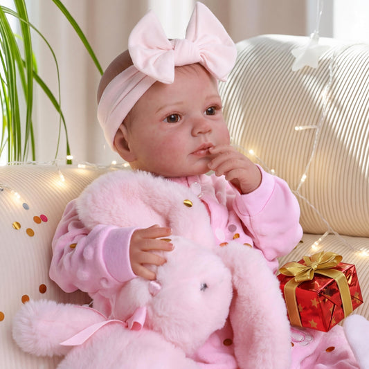 BABESIDE Reborn Baby Dolls - 20-inch Cute Soft Vinyl Realistic Baby Doll Real Life Baby Dolls with Complete Accessories Perfect for Cuddling, Playtime, and Gift Giving