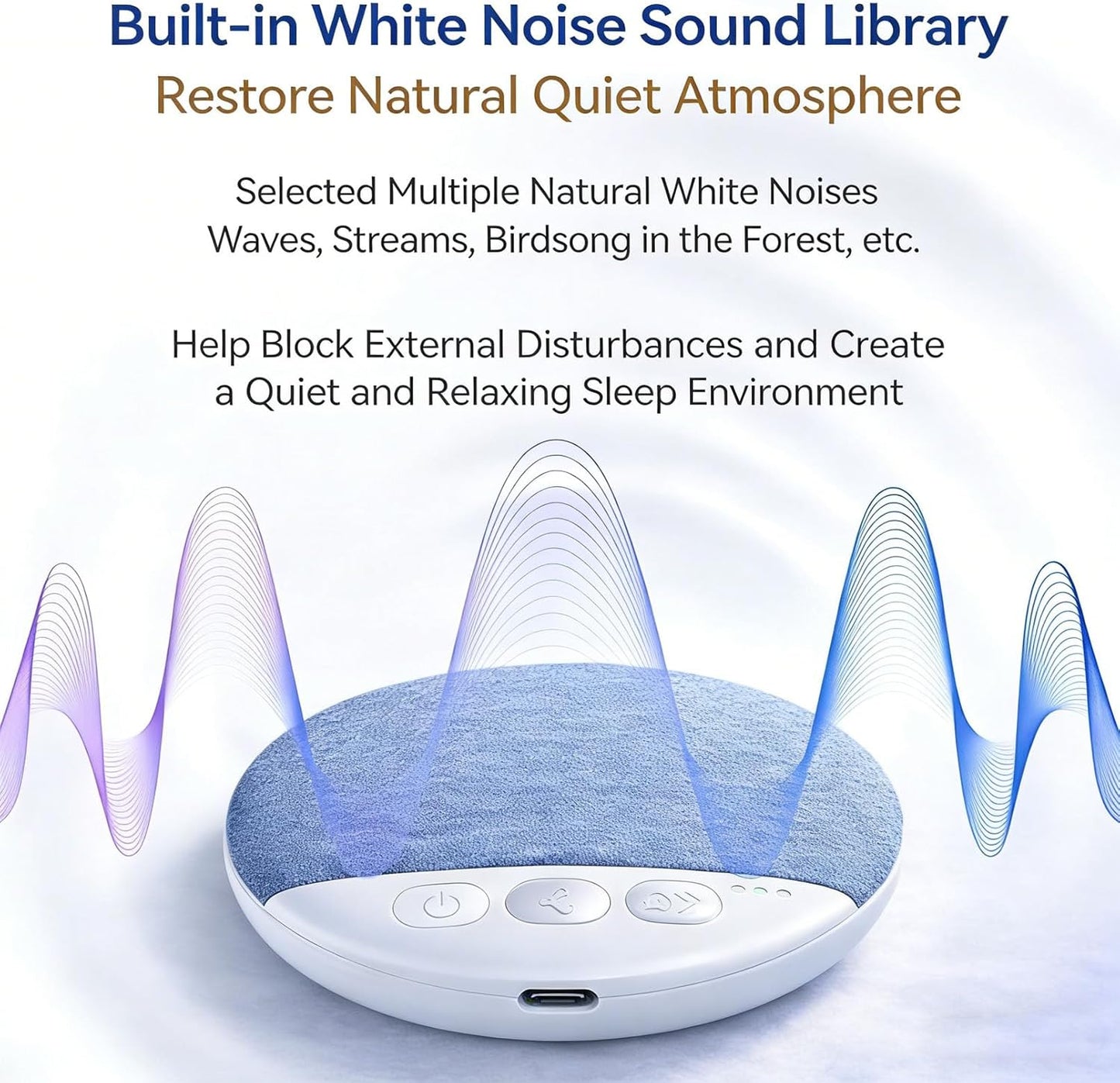 2026 New Pillow Speaker for Sleeping, Under Pillow Speakers for Sleeping Bluetooth with White Noise, Dual-Mode Bone
