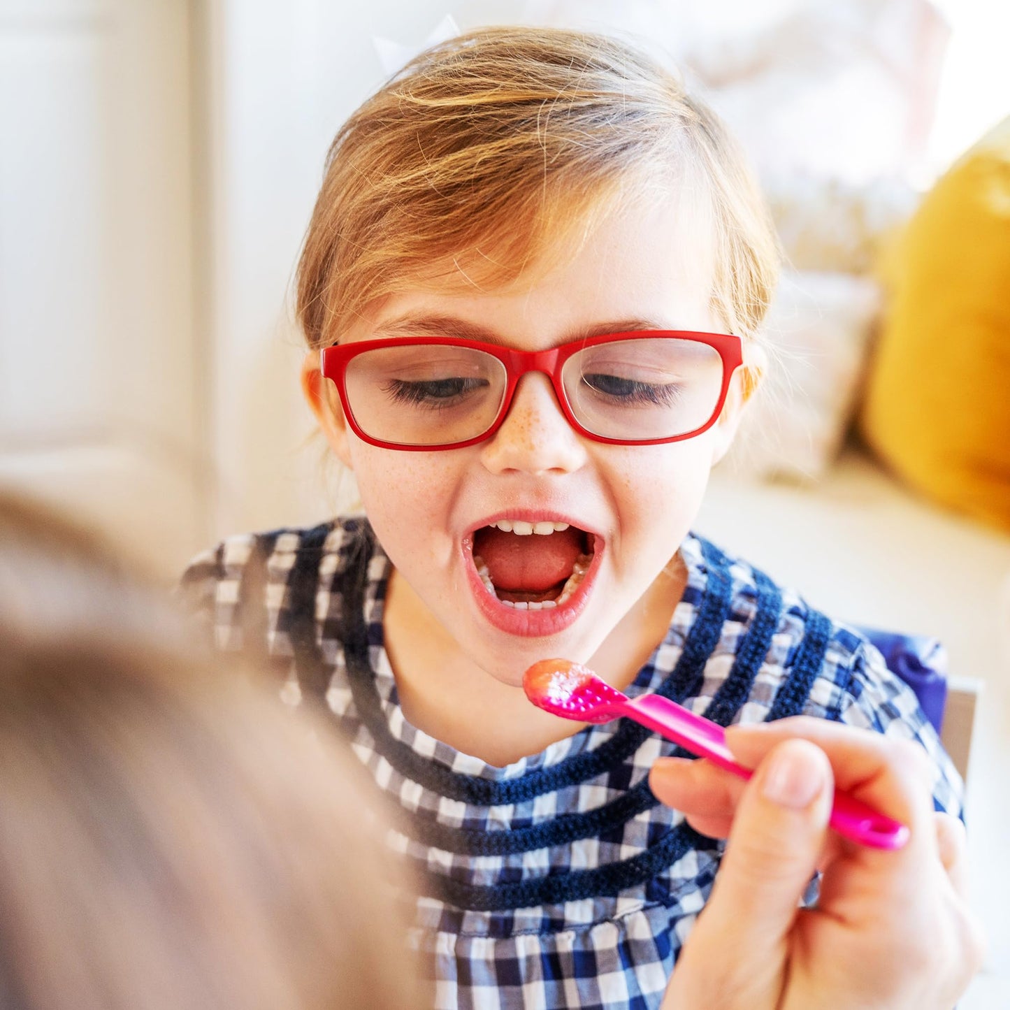 TalkTools Wee Textured Magenta Spoons - Oral Awareness During Feeding | Encourages Lip Closure | Ideal for Therapy | User Friendly Design for Adults and Children | Dishwasher Safe | Food Grade - 6 Pk