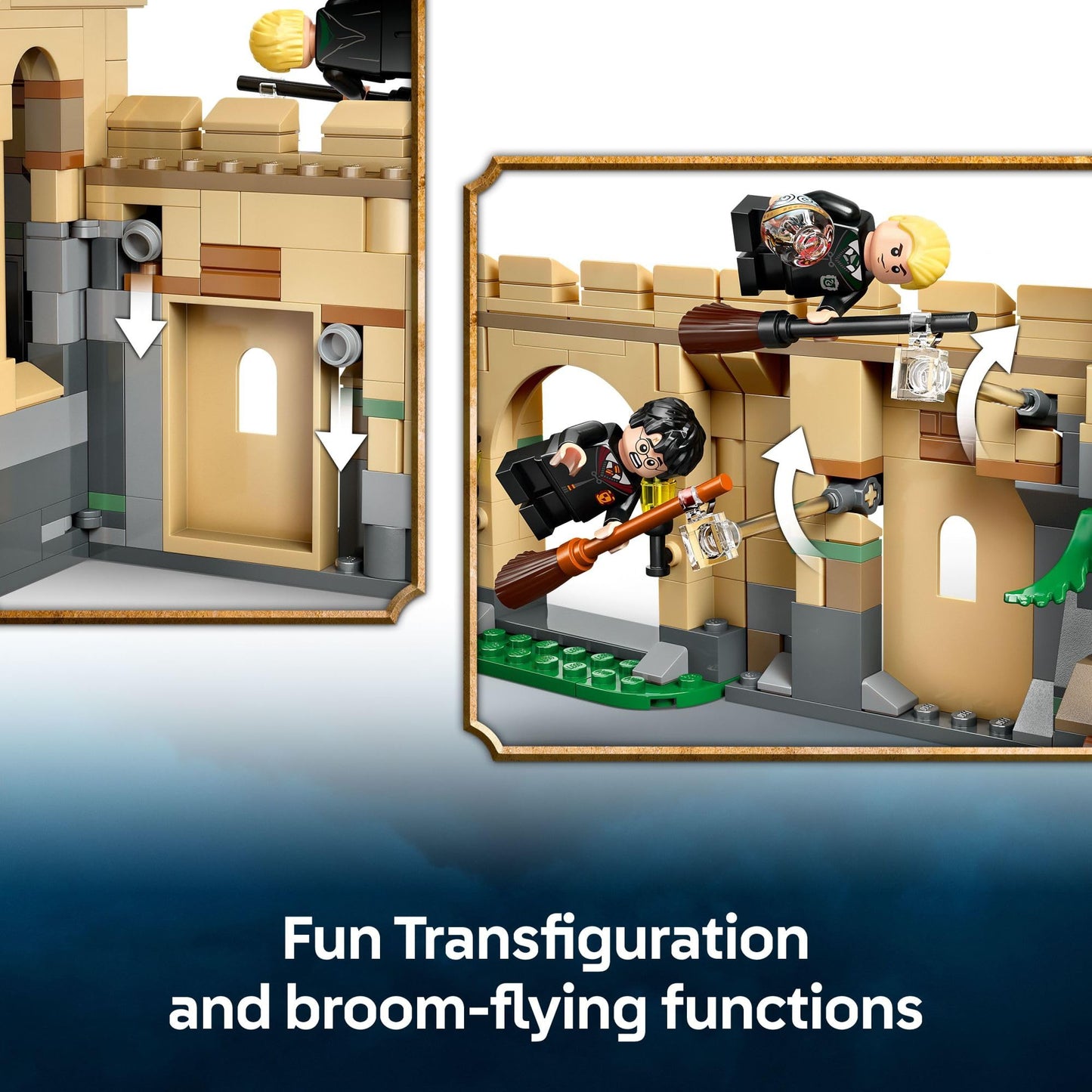 LEGO Harry Potter Hogwarts Castle: Flying Lessons Building Toy - Kids Wizard Toy for Boys and Girls, Harry Potter Fans, Ages 9+ - Gift Idea for Birthdays - 76447