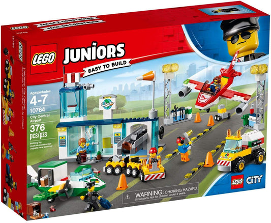 LEGO Juniors City Central Airport 10764 Building Kit (376 Pieces)
