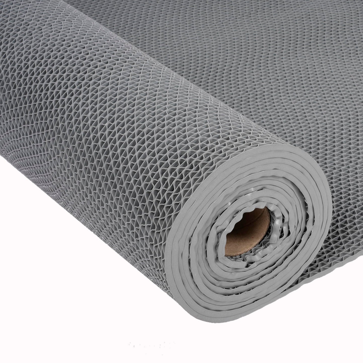 jxgzyy Commercial Drainage Mat PVC Non Slip Wet Area Commercial Floor Mat 3x16.4 Ft 0.22'' Thick Pool Drain Floor Mat Roll for Restaurant Bars Bathroom Patio Outdoor Indoor Rug (Grey)