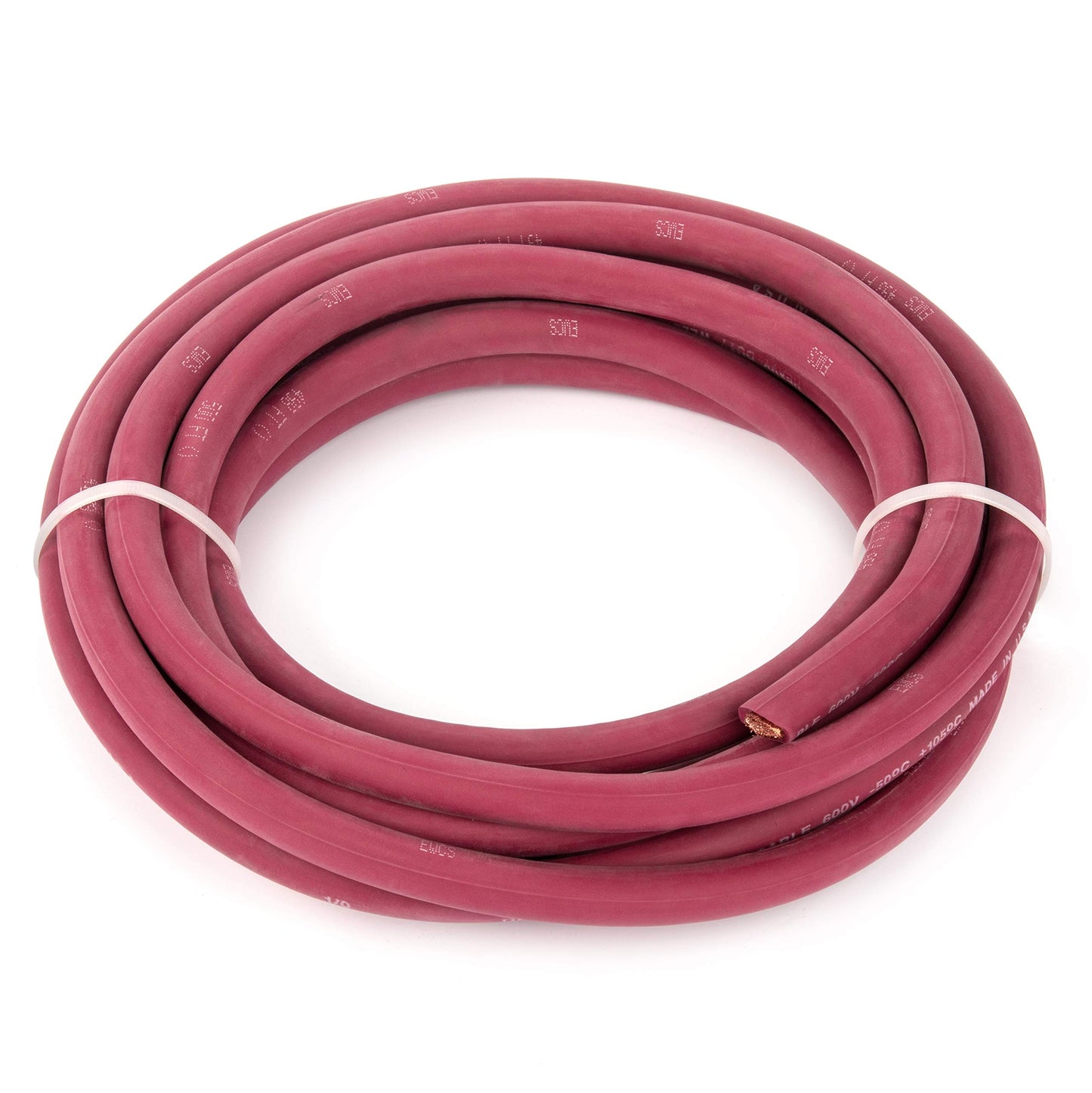 4/0 Gauge - 30 Feet Red - EWCS Brand 100% Copper Premium Industrial Grade Extra Flexible Welding Cable 600 Volt