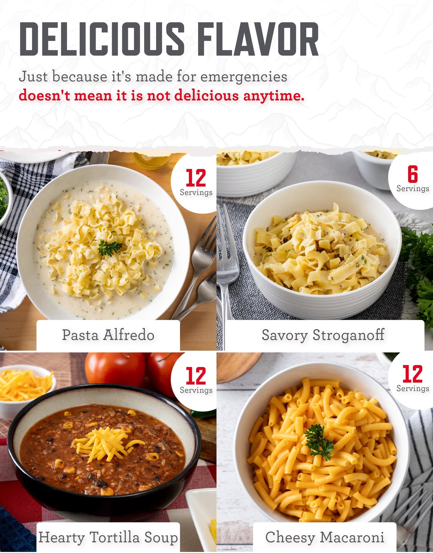 ReadyWise Emergency Food Supply - 84 Servings Breakfast & Entrée Bucket, Protein Meals, Dehydrated & Freeze Dried Food for Backpacking, Camping Essentials & Prepping Supplies, up to 25 Year Shelf Life