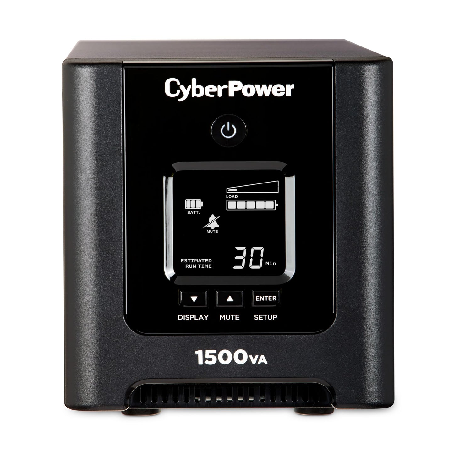 CyberPower OR1500PFCLCD PFC Sinewave UPS System, 1500VA/1050W, 8 Outlets, AVR, Mini-Tower