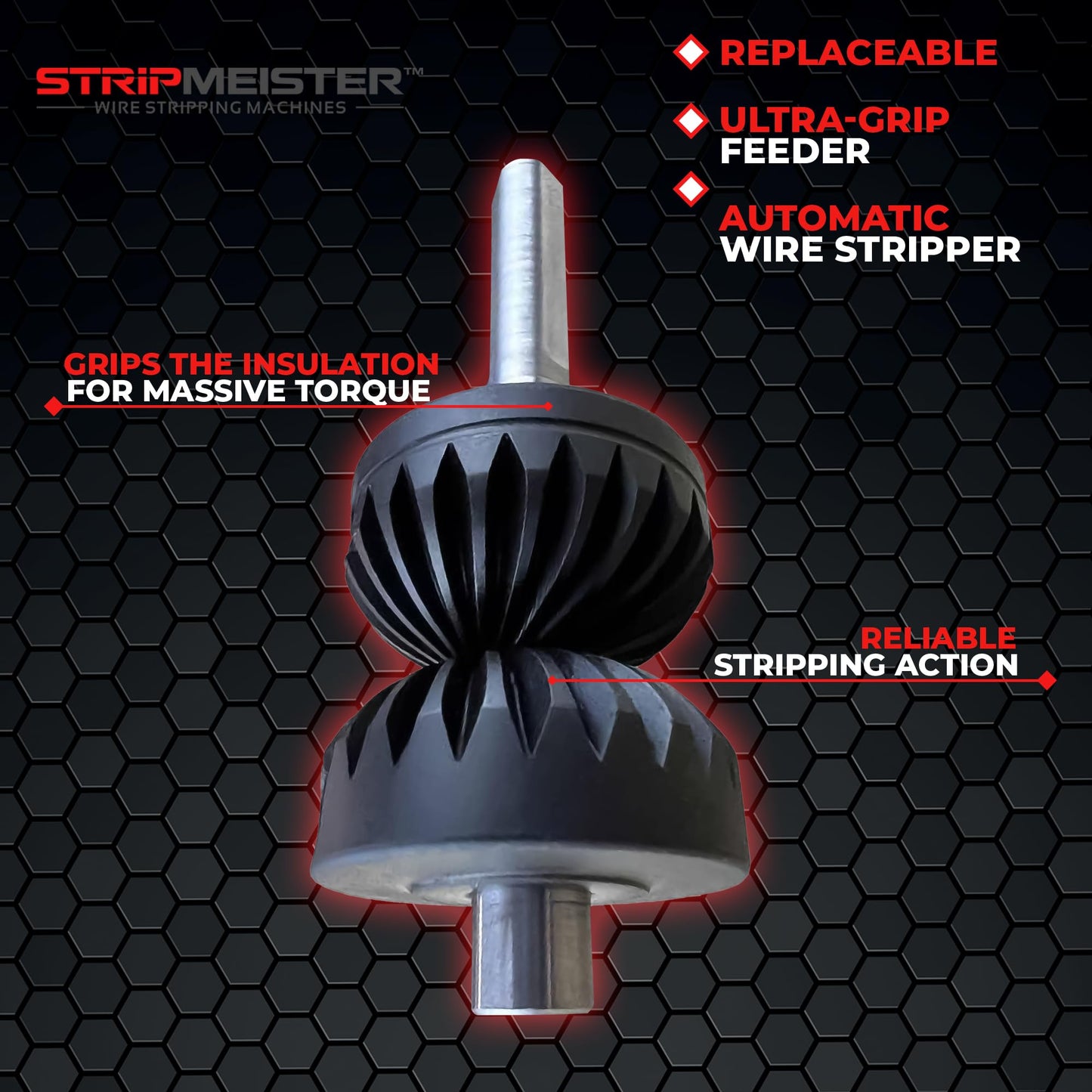 StripMeister Ultimate Wire Stripping Kit: E250 Machine & Feeder – Precision Stripping with Variable Speeds, Easy Scrap Metal Processing & Maintenance