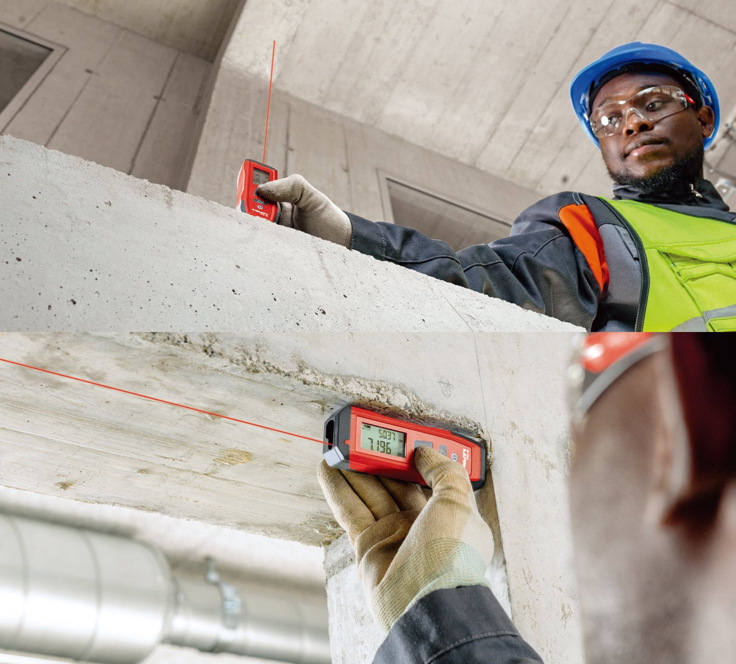 Hilti PD-S Laser Distance Meter 60M/197ft, Rangefinder with Area Measurement, 1.5mm Accuracy, 8in-197ft Range