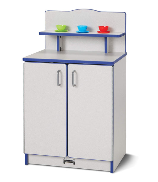 Jonti-Craft Rainbow Accents 2407JCWW005 Culinary Creations Kitchen Cupboard, Teal