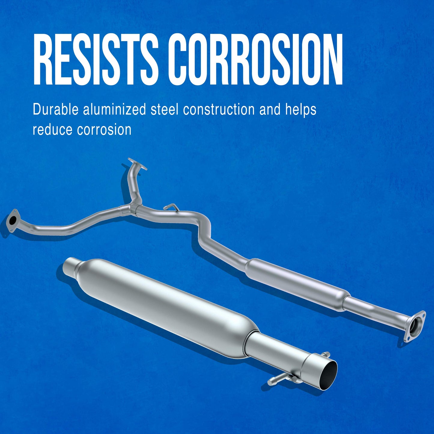 Walker 47722 Direct Fit Exhaust Resonator and Pipe Assembly for Nissan Maxima