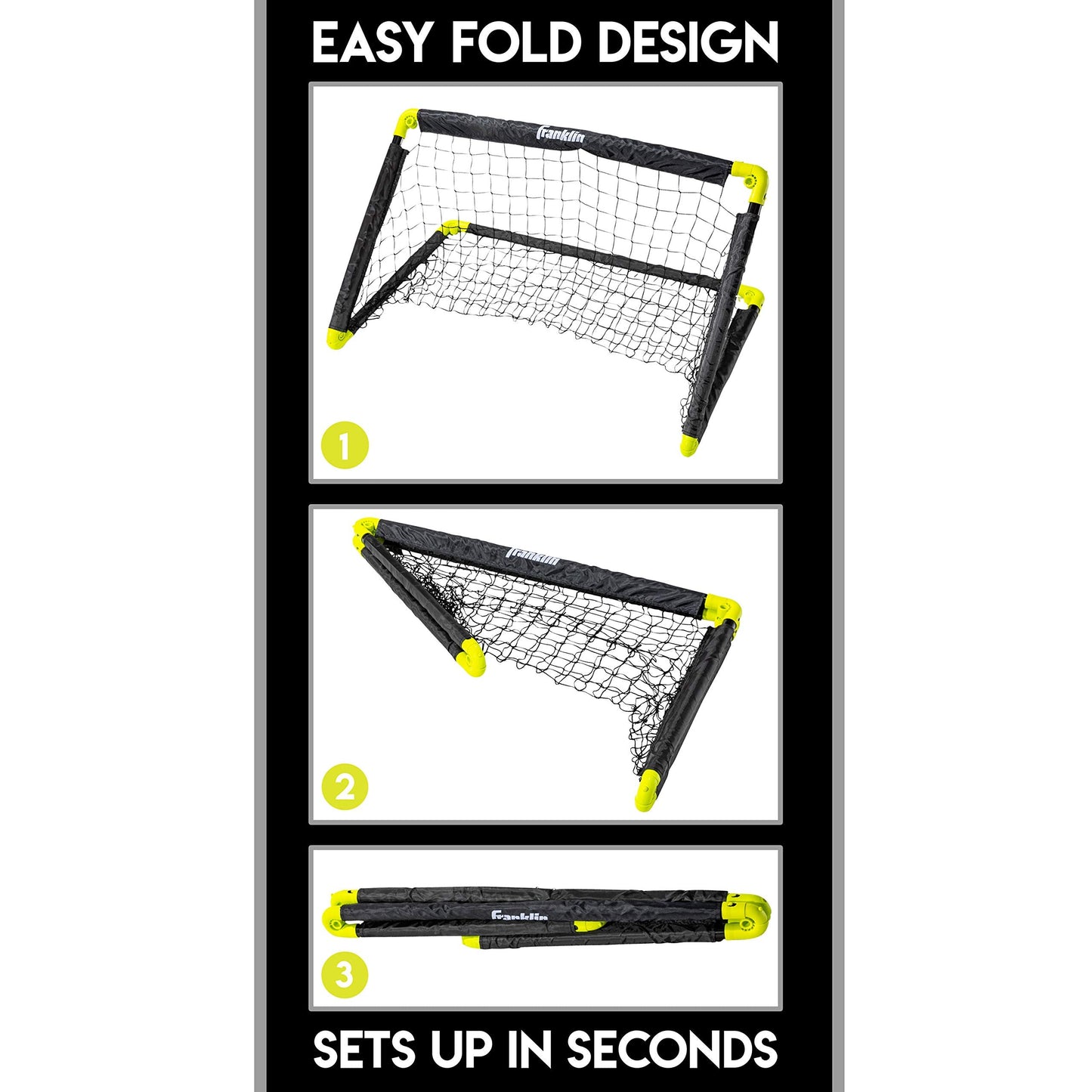 Franklin Sports MLS Insta-Set Soccer Set