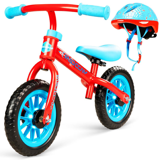 Madd Gear Balance Bike for Toddlers - 18 Month to 4 Years - No Pedal Lightweight Training Bicycles - Adjustable Seat and Maintenance Free 10 Inch Airless Tires - Great Birthday Gift