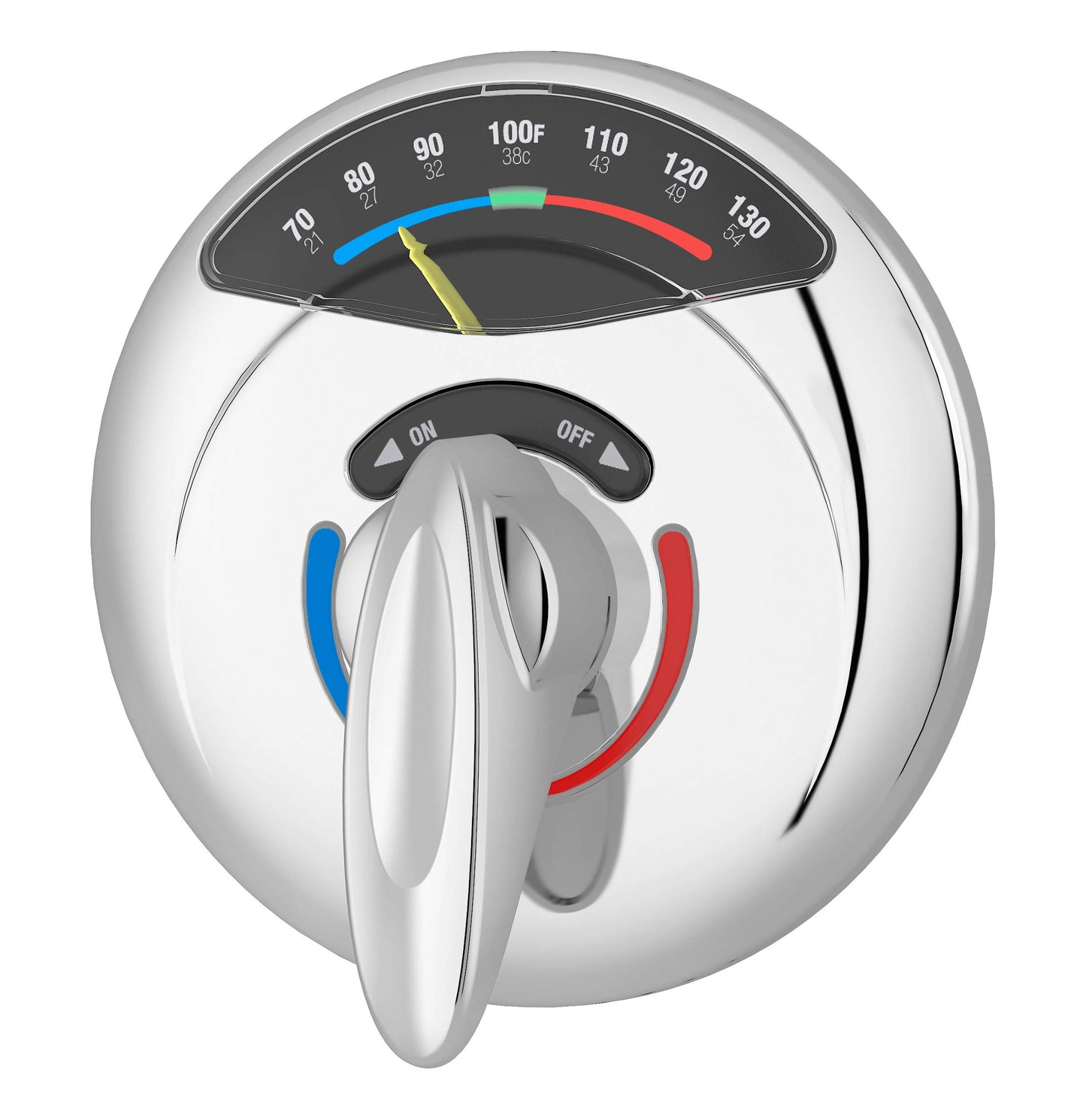 Symmons 4-5000VT-TRM Visu-Temp Shower Valve Trim in Polished Chrome (Valve Not Included)