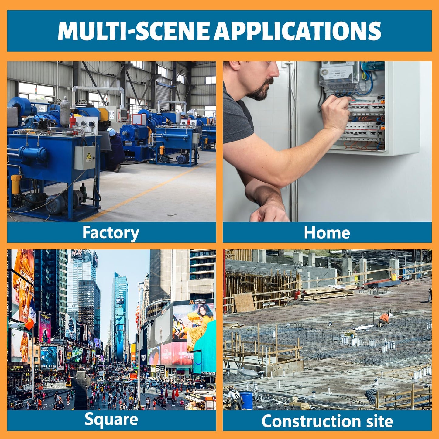 Outdoor Electrical Box 20 x 16 x 10''D NEMA 4X Enclosure Steel Box, Waterproof & Dustproof Outdoor/Indoor Lockable Electrical Junction Box, with Mounting Plate