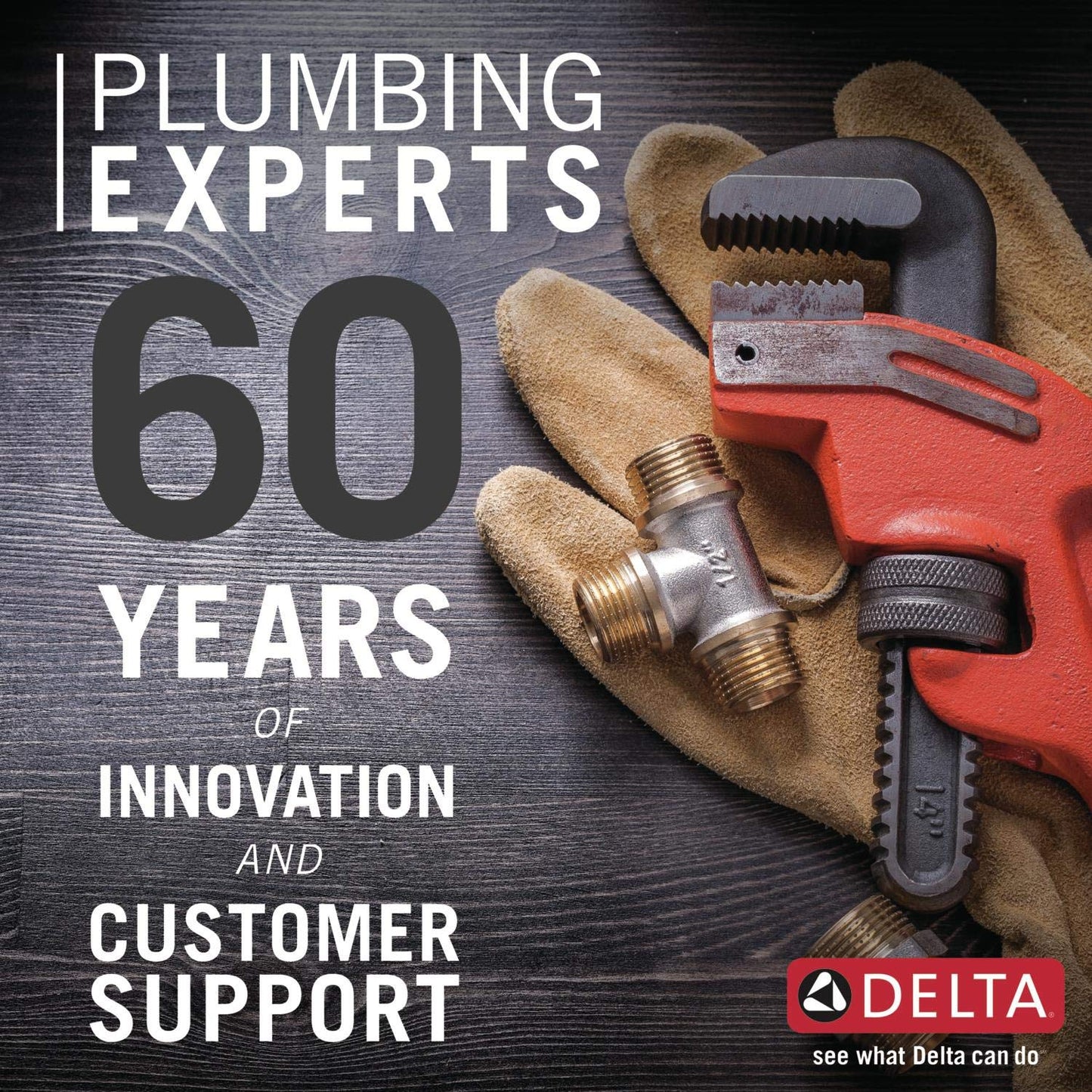 Delta Faucet Tetra 17T Series Dual-Function Brushed Nickel Shower Valve Trim Kit, Shower Handle, Delta Shower Trim Kit, Lumicoat Stainless T17T089-SS-PR (Valve Not Included)