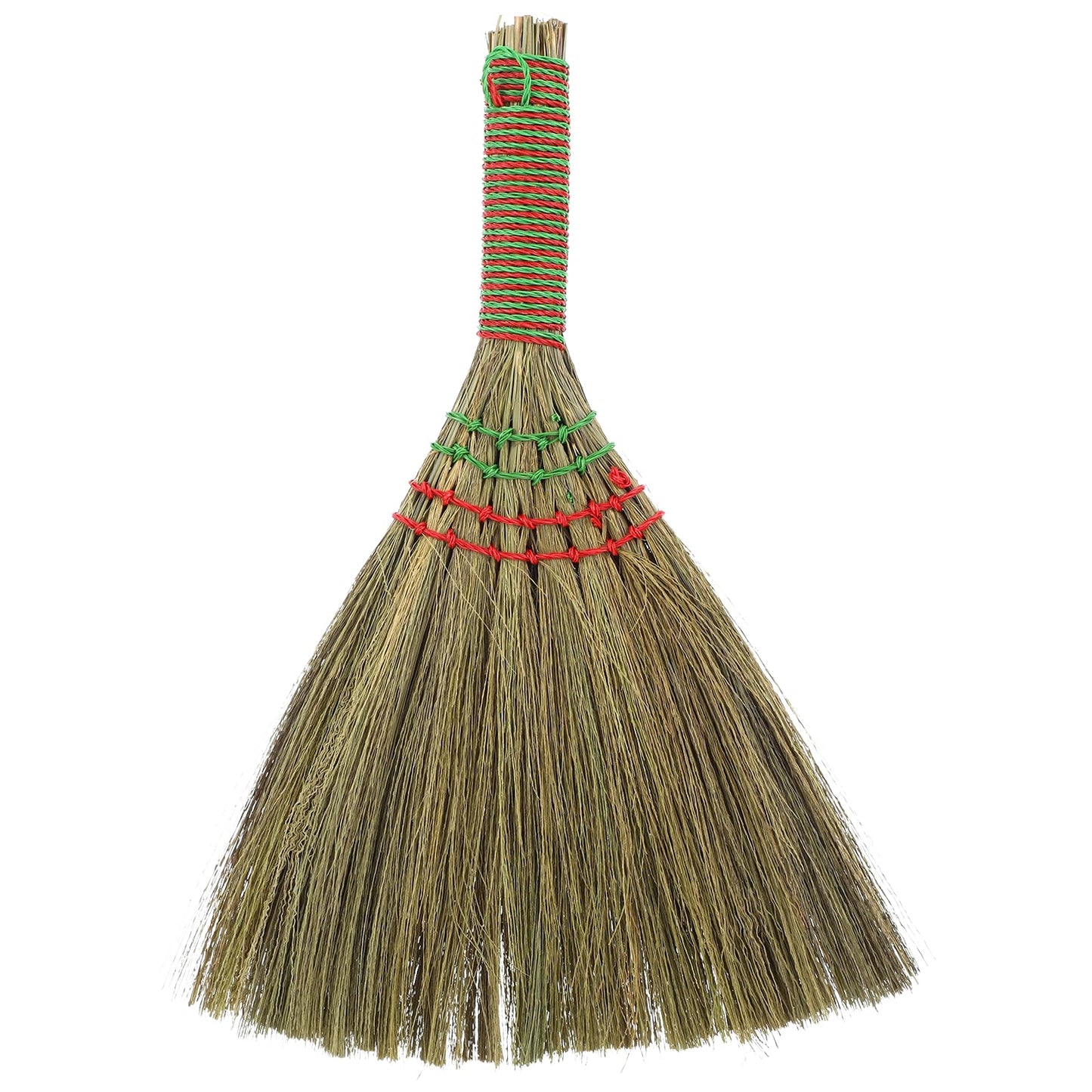 YBEATY Small Natural Whisk Broom Straw Soft Broomstick with Handle Sweeping Duster Cleaning Supplies for Cleaning Kitchens Offices Homes Computers