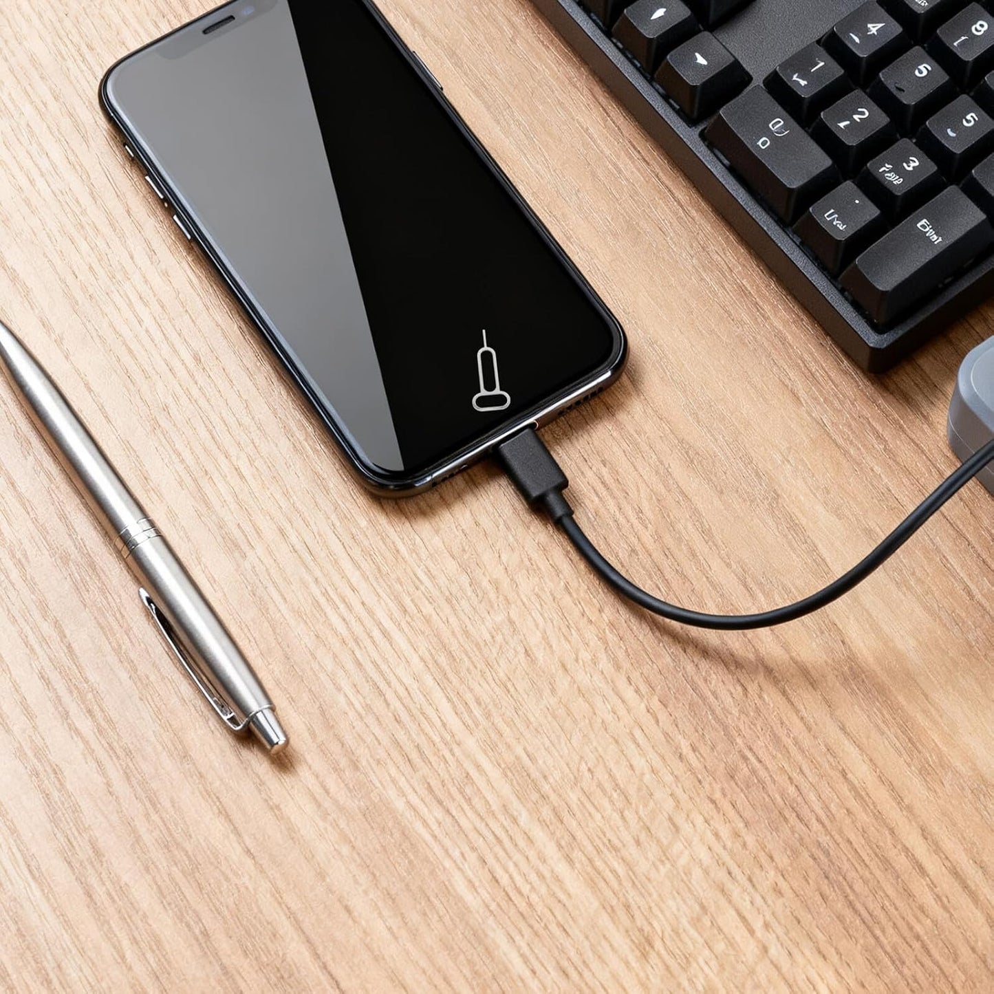 300pcs Set Universal Sim Card Ejector Tool with Mobile Phone Card Pin for Sim Tray Removal and Compatible
