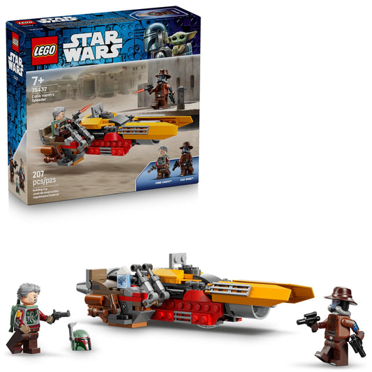 LEGO Star Wars Cobb Vanth’s Speeder Building Toy for Boys & Girls - Pretend Play Space Vehicle for Kids & Fans, Ages 7+ - Gift for Birthdays - W/Cobb Vanth & Cad Bane Minifigures - 75437